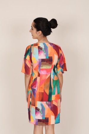 Midi Print  Dress| M47 Modas Benidorm