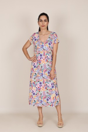 Boho Multicolored Dress| M47 Modas Benidorm