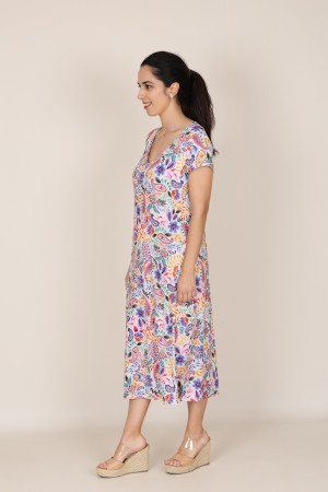 Boho Multicolored Dress| M47 Modas Benidorm
