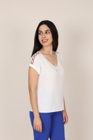 Camisa de Mujer Viscosa ECO| Blusa Fluida|  M47 Modas Benidorm