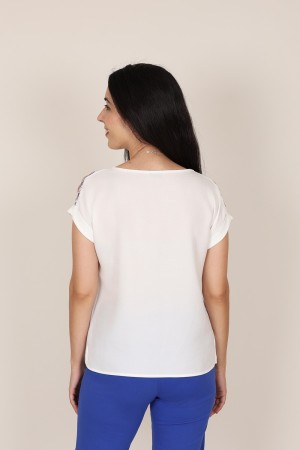 Sleevless Printed Multicolored Blouse| M47 Modas Benidorm