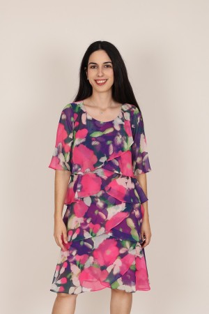 Long Midi Layers Dress | M47 Modas Benidorm