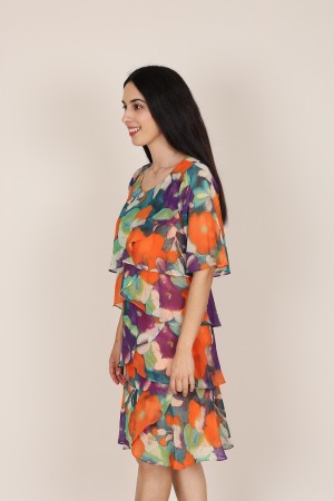 Long Midi Layers Dress | M47 Modas Benidorm