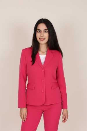 Straight-Cut Crepe Blazer| M47 Modas Benidorm