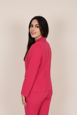 Straight-Cut Crepe Blazer| M47 Modas Benidorm