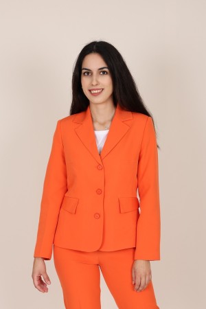 Straight-Cut Crepe Blazer| M47 Modas Benidorm