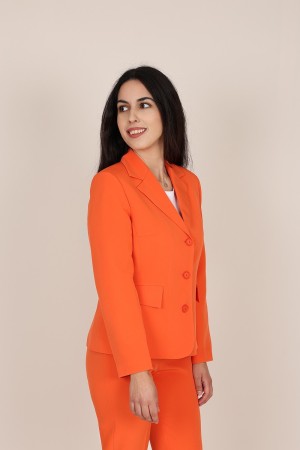 Straight-Cut Crepe Blazer| M47 Modas Benidorm