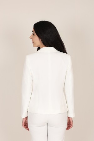 Straight-Cut Crepe Blazer| M47 Modas Benidorm