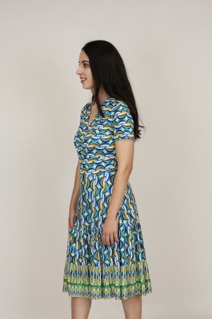 Vestido Midi Estampado | Vestido Punto|  M47 modas Benidorm