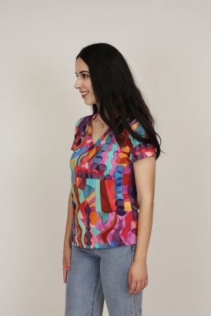 Camiseta Estampada de Mujer| Camiseta Punto| M47 Modas Benidorm