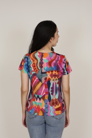 Camiseta Estampada de Mujer| Camiseta Punto| M47 Modas Benidorm