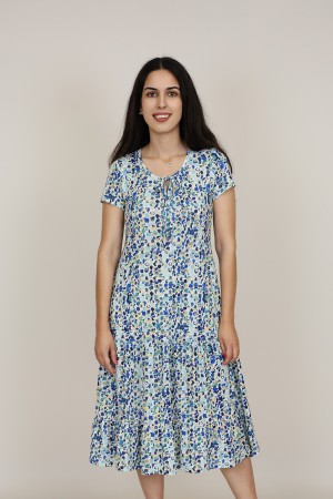 Vestido Midi Estampado| Vestido Boho|  M47 Modas Benidorm