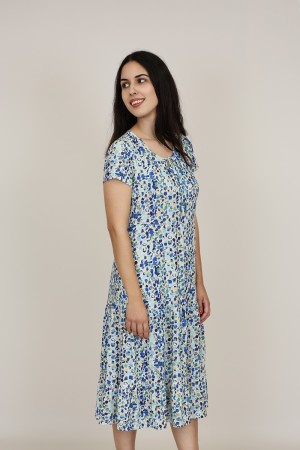 Vestido Midi Estampado| Vestido Boho|  M47 Modas Benidorm