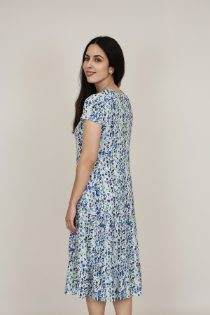 Vestido Midi Estampado| Vestido Boho|  M47 Modas Benidorm