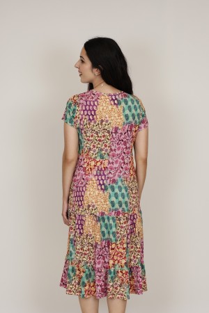 Boho Multicolored Dress| M47 Modas Benidorm