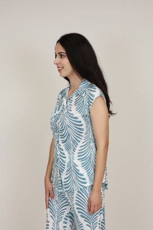 Camisa Estampada de Mujer| Camisa de punto| M47 Modas Benidorm