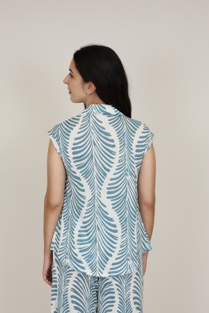 Camisa Estampada de Mujer| Camisa de punto| M47 Modas Benidorm