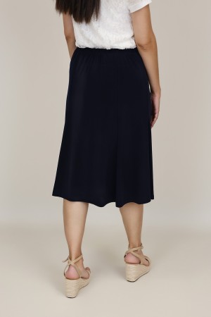 Falda Midi| Falda Punto Lisa| M47 Modas Benidorm