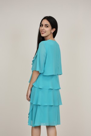 Long Midi Layers Dress | M47 Modas Benidorm