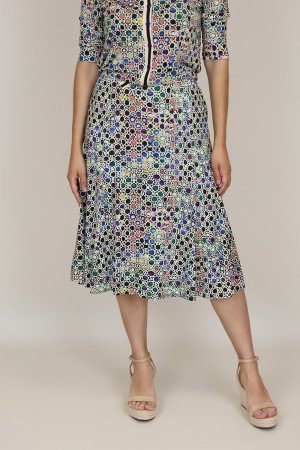 Falda Midi | Falda Estampada | M47 Modas Benidorm