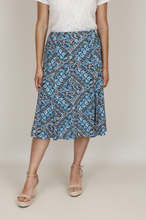 Falda Midi | Falda Estampada | M47 Modas Benidorm