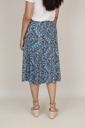 Falda Midi | Falda Estampada | M47 Modas Benidorm