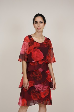 Long Midi Layers Dress | M47 Modas Benidorm