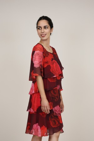 Long Midi Layers Dress | M47 Modas Benidorm