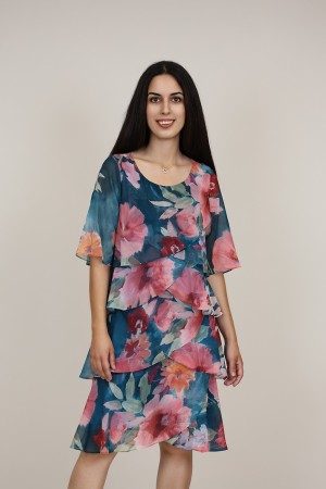 Long Midi Layers Dress | M47 Modas Benidorm