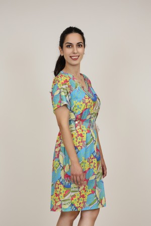  Vestido Punto Mujer | Vestido Estampado| M47 modas Benidorm