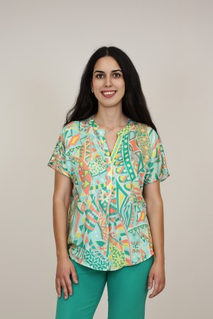 Camisa de Mujer Viscosa ECO| Blusa Fluida|  M47 Modas Benidorm