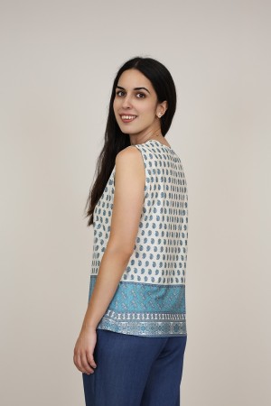 Camisetas y Tops de Mujer| Camiseta Estampada| M47 Modas Benidorm
