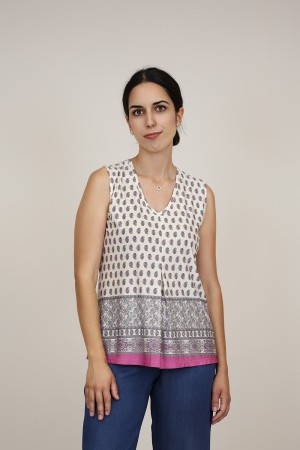  knit T-shirt Sleeveless| M47 Modas Benidorm