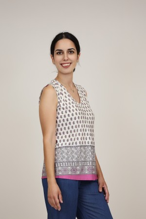  knit T-shirt Sleeveless| M47 Modas Benidorm