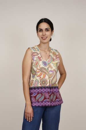 Camisetas y Tops de Mujer| Camiseta Estampada| M47 Modas Benidorm
