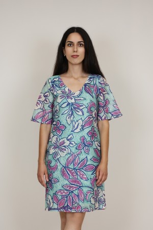 Vestido Midi Invitada| Vestido Blonda| M47 Modas Benidorm