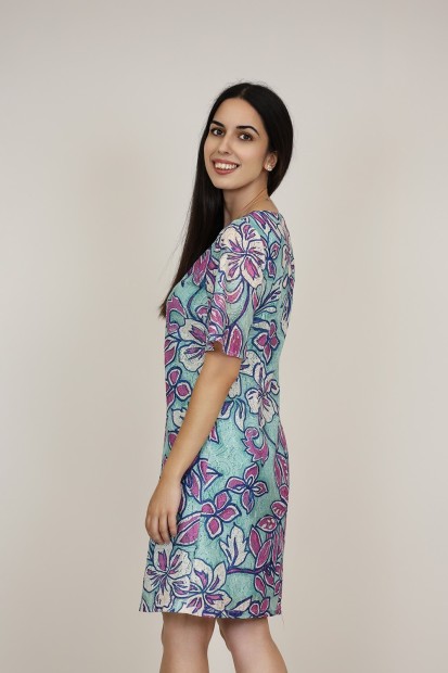 Vestido Midi Invitada| Vestido Blonda| M47 Modas Benidorm