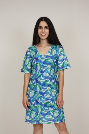 Vestido Midi Invitada | Vestido Blonda | M47 Modas Benidorm
