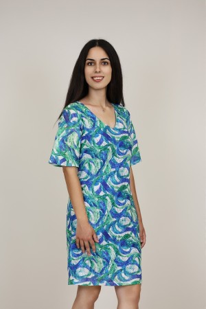 Vestido Midi Invitada | Vestido Blonda | M47 Modas Benidorm