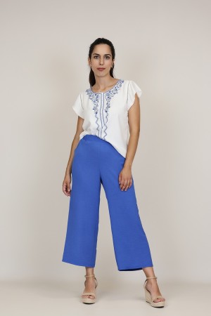 Pantalones de Mujer| Pantalon Tobillero Tencel| M47 Modas Benidorm