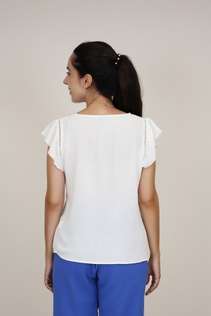 Blusas y Tops | Blusa Estampada Flor| M47 Modas Benidorm