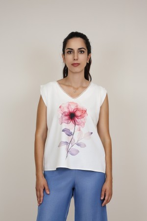 Positional Print Jeans Twinset| M47 Modas Benidorm