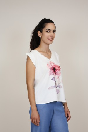 Positional Print Jeans Twinset| M47 Modas Benidorm