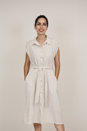 Striped Shirt Dress| M47 Modas Benidorm
