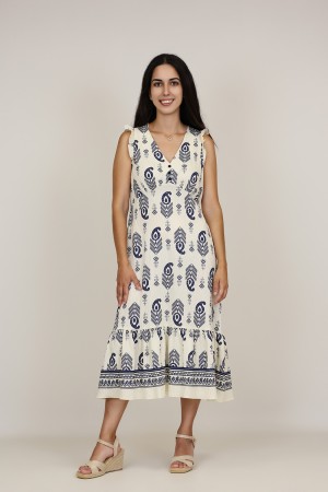 Vestido Boho | Vestido Maxi Estampado | M47 Modas Benidorm