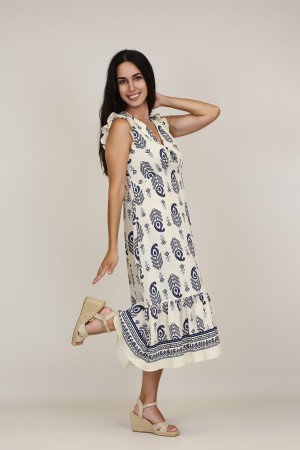 Vestido Boho | Vestido Maxi Estampado | M47 Modas Benidorm