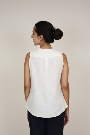 Sleevless Printed Multicolored Blouse| M47 Modas Benidorm