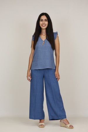 Pantalon Palazzo | Pantalon Lino | M47 Modas Benidorm