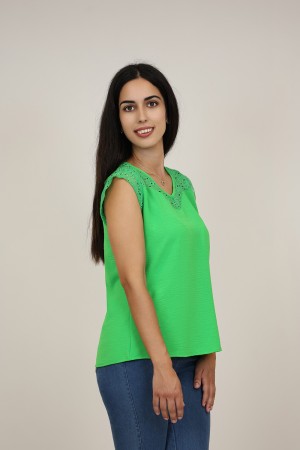 Blusas y Tops | Blusa Estampada Flor| M47 Modas Benidorm