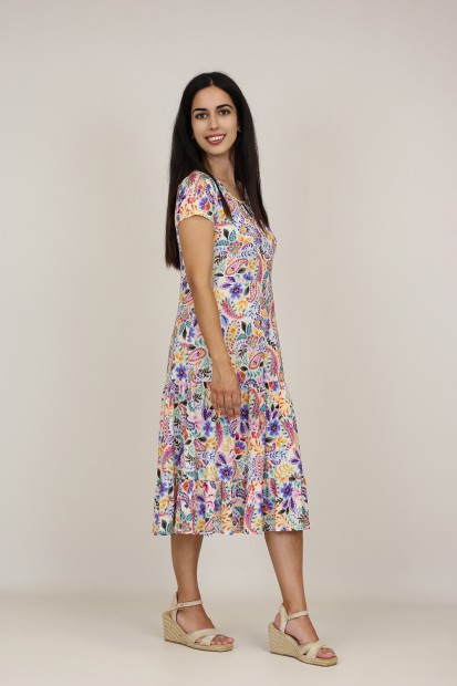 Boho Multicolored Dress| M47 Modas Benidorm